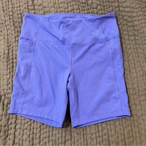 Athletic Works Women's Lavender Bike Shorts